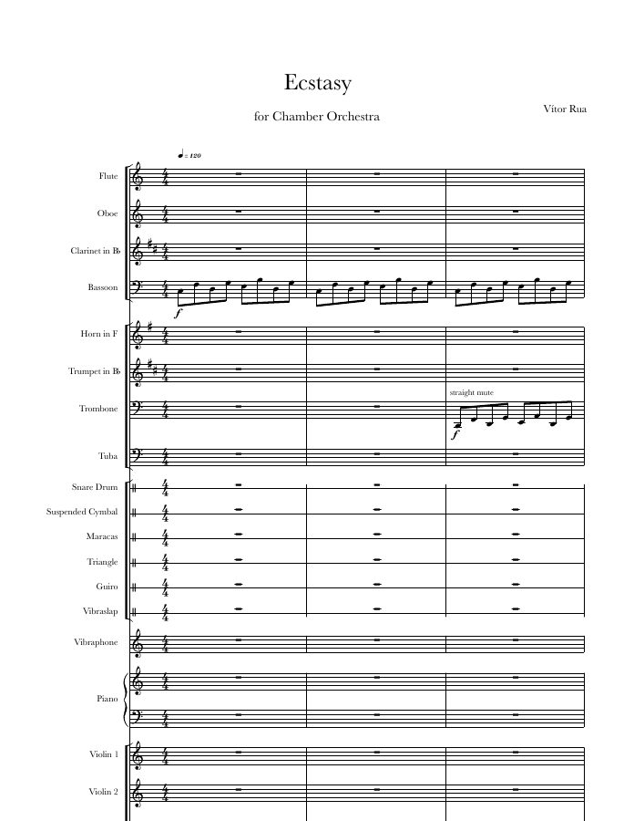 First page of Ecstasy