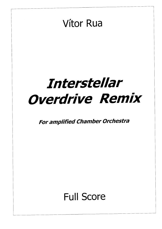 First page of IOR — Interstellar Overdrive Remix